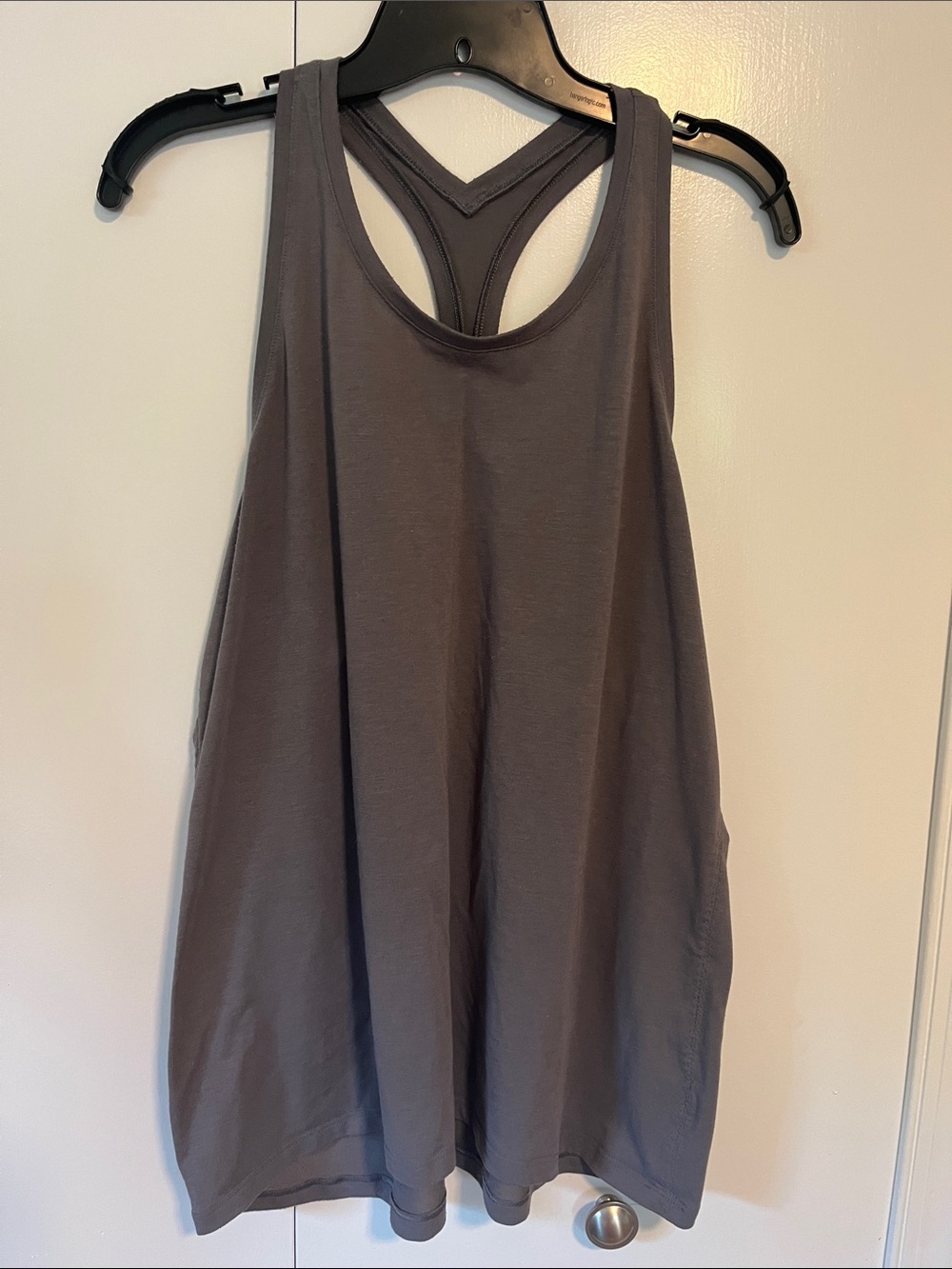 Athleta Charcoal Gray Racerback Tank - Relaxed Active Tank
